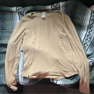 Oner Active Dune brown Mid long sleeve mellow top